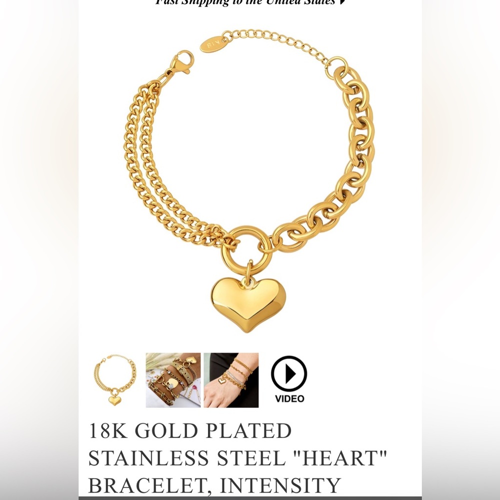 18K GOLD PLATED BRACELET